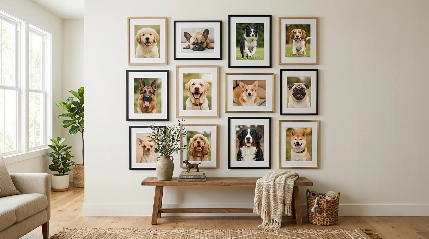 11 Adorable Dog Gallery Wall Art Ideas for Pet Loving Decor