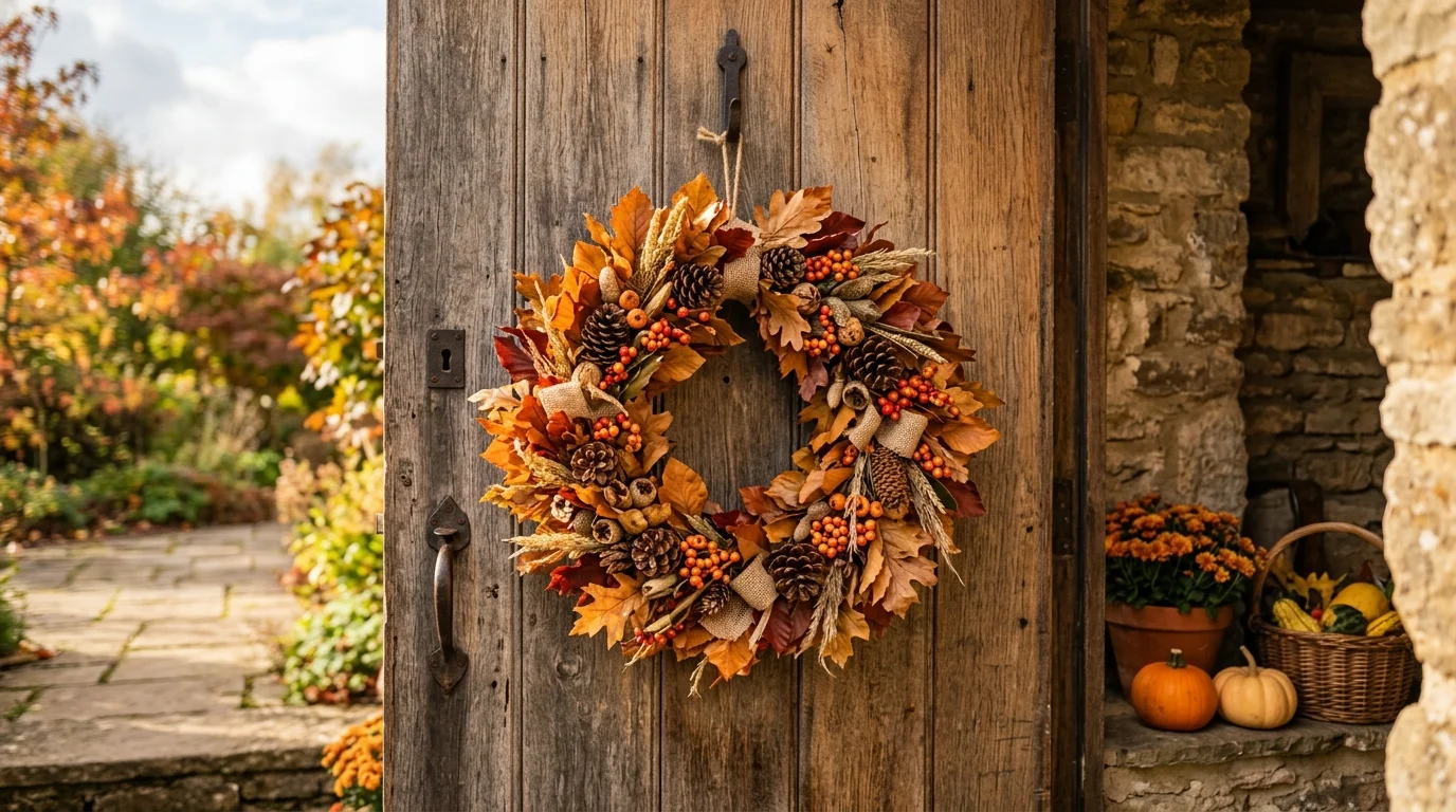 13 Beautiful DIY Fall Wreath Ideas for a Welcoming Front Door