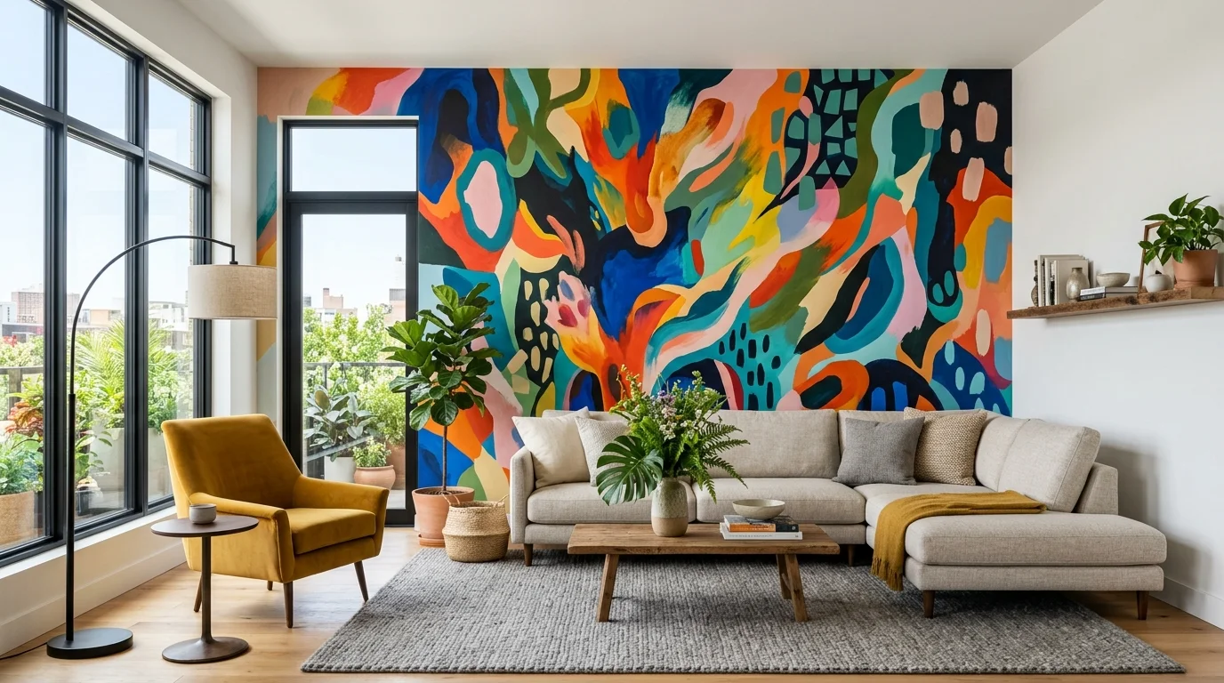 14 Bold Wall Mural Ideas for a Statement Making Accent Wall