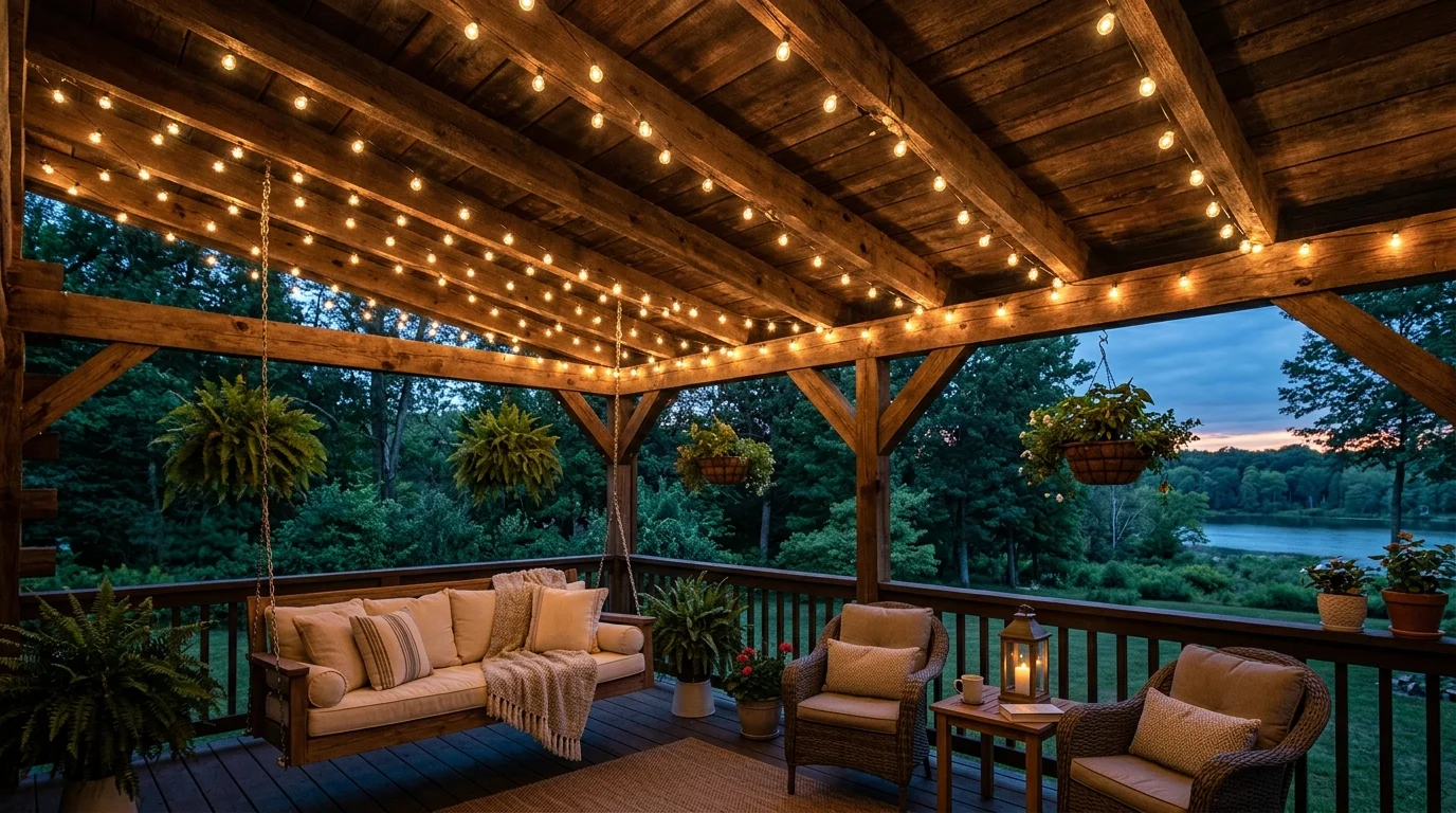 11 Charming Ceiling Porch Decor Ideas for an Inviting Overhead Touch