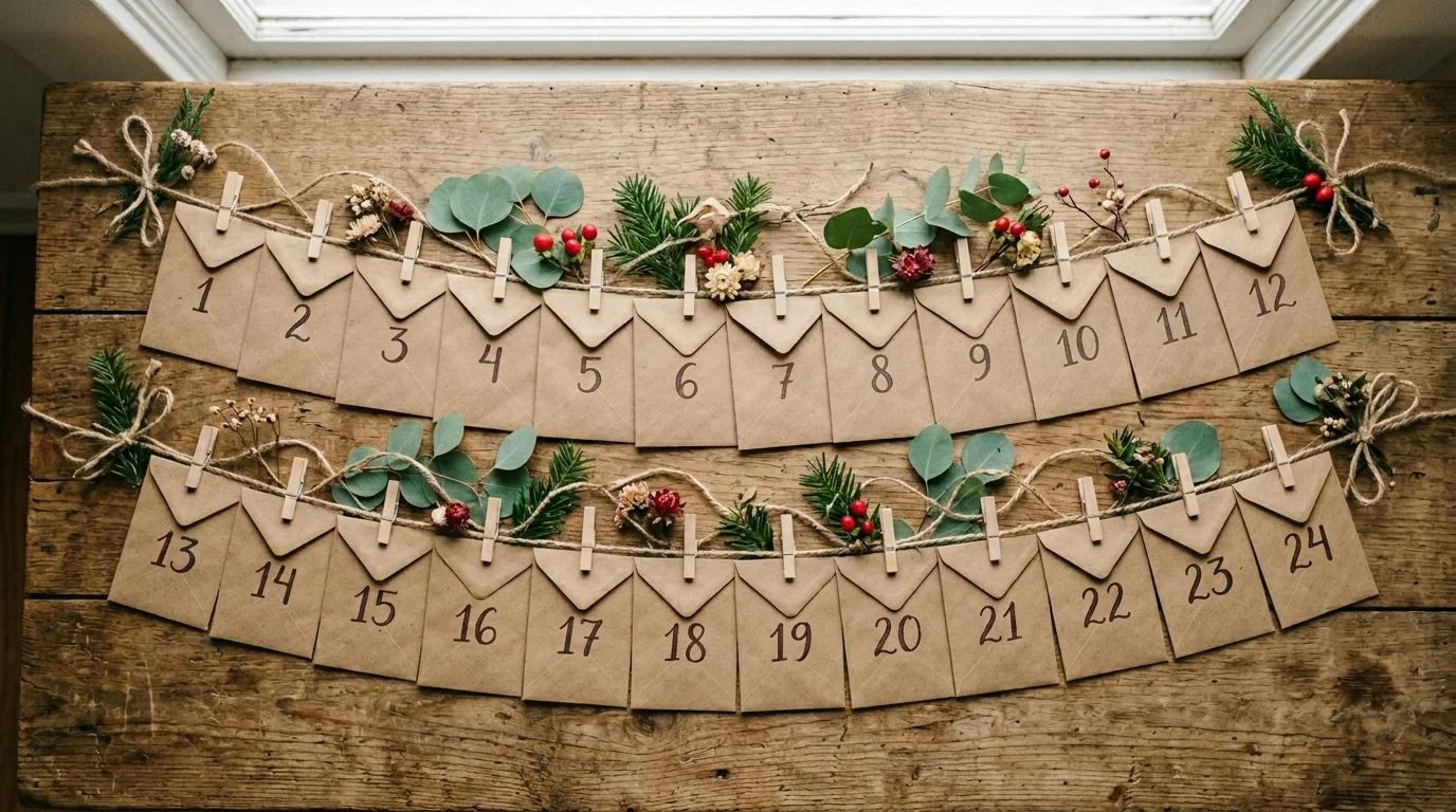 12 Charming DIY Christmas Advent Calendar Ideas for Holiday Countdown