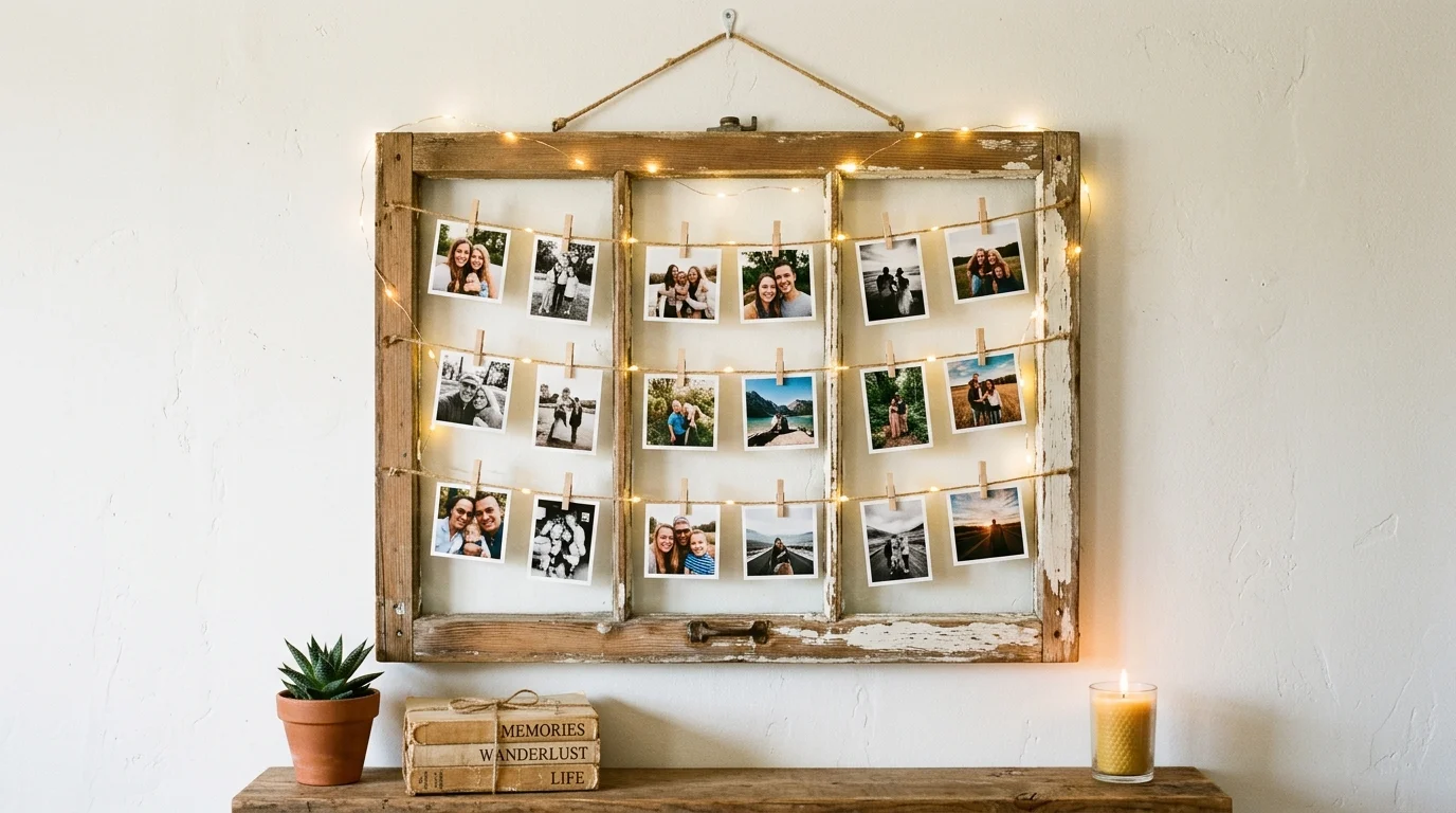 14 Charming Home Decor Ideas with Repurposed Old Windows