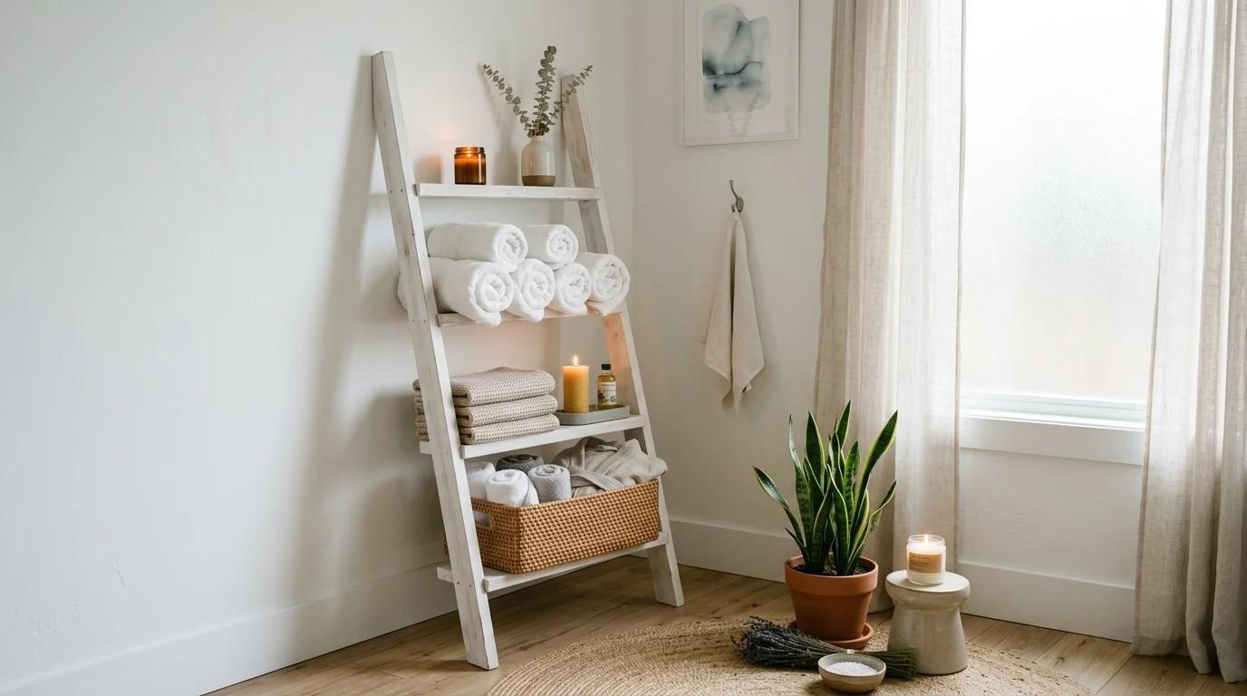 A festive corner decorated with seasonal accents, fairy lights, small decorative tree, and themed ornaments, cozy warm glow, celebratory mood, no people