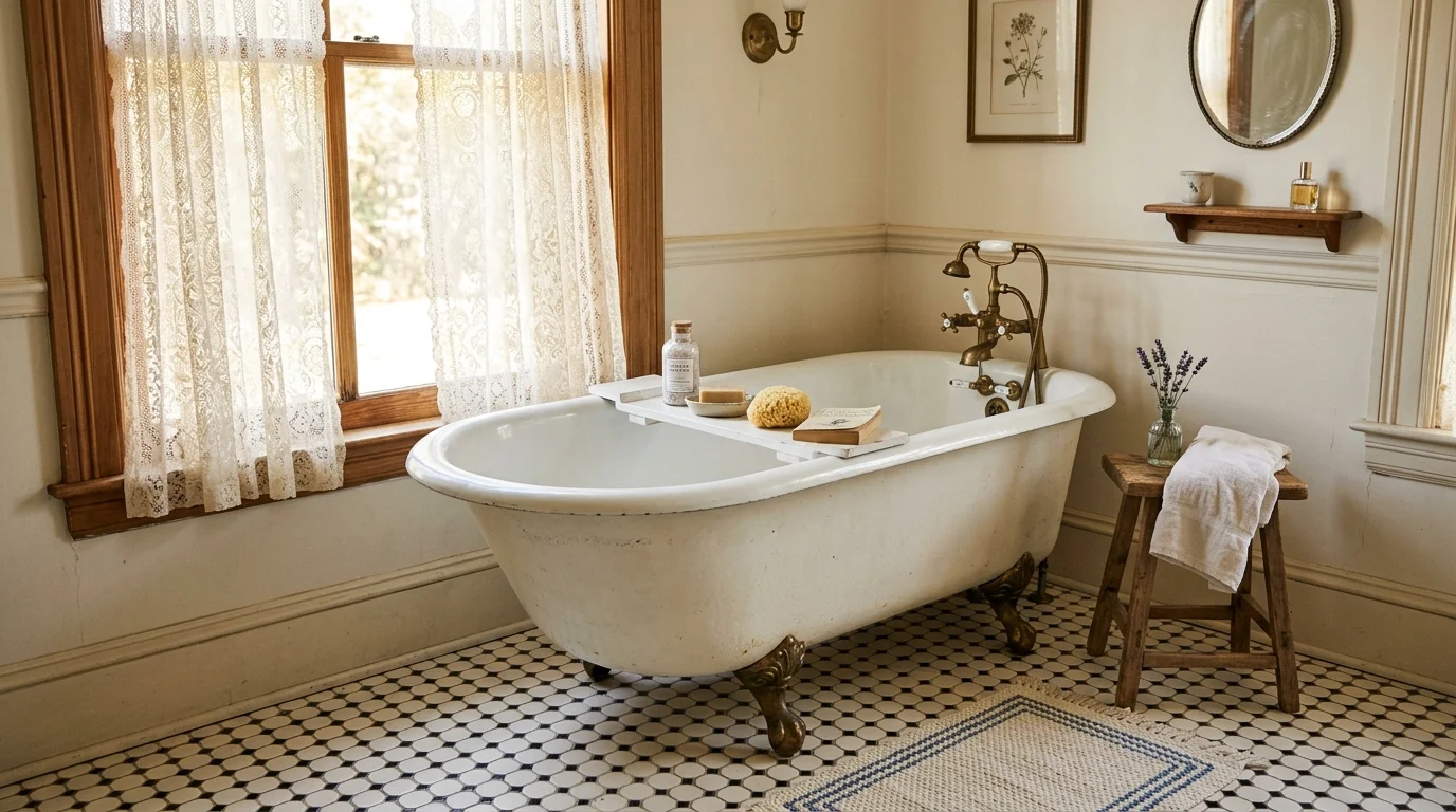 13 Charming Vintage Bathroom Ideas for a Nostalgic Soak