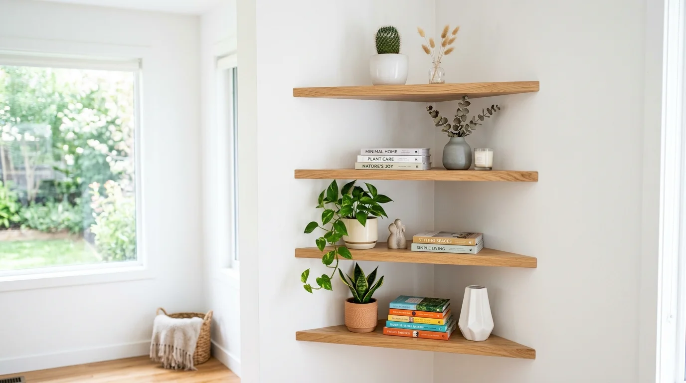 12 Clever DIY Corner Shelf Ideas for Maximizing Unused Wall Space