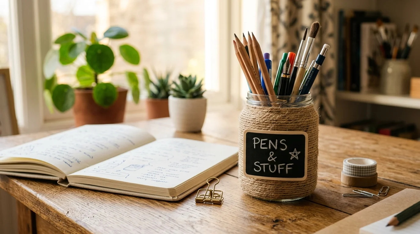 11 Clever DIY Pen Holder Ideas for a Tidy and Stylish Desk