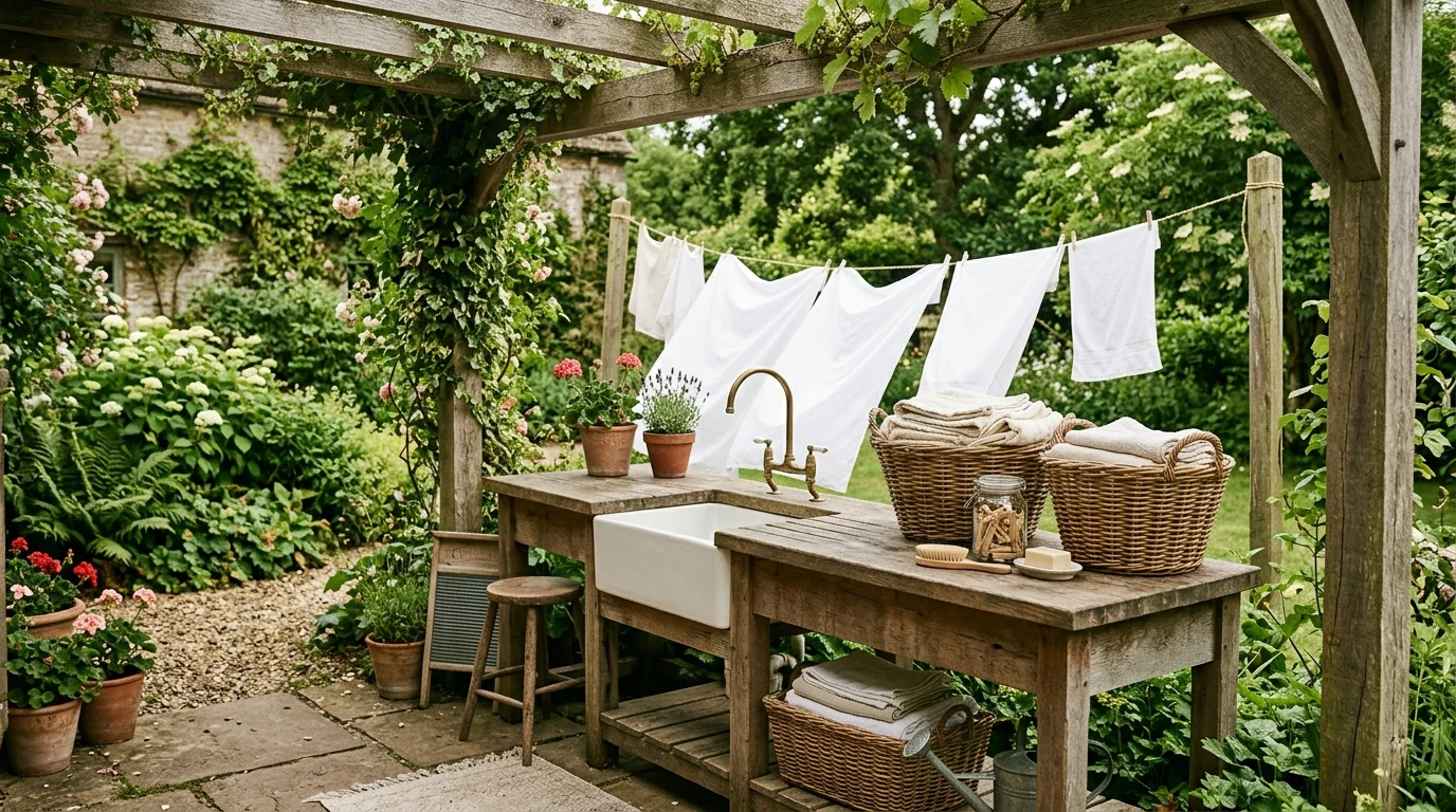14 Clever Outdoor Laundry Ideas for a Functional Backyard Space