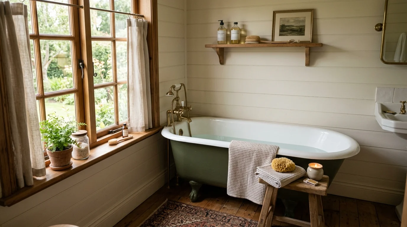 13 Clever Tiny Bathroom Designs with Tubs for Compact Luxury