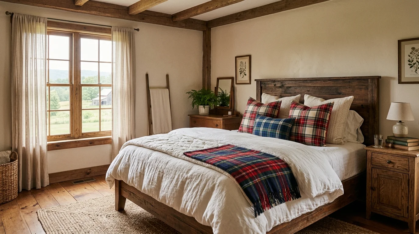 14 Cozy Farmhouse Bedroom Ideas for a Rustic and Relaxing Retreat