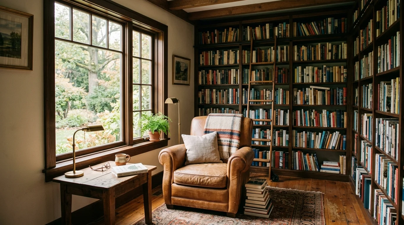 13 Cozy Indoor Library Decor Ideas for a Book Lover's Sanctuary