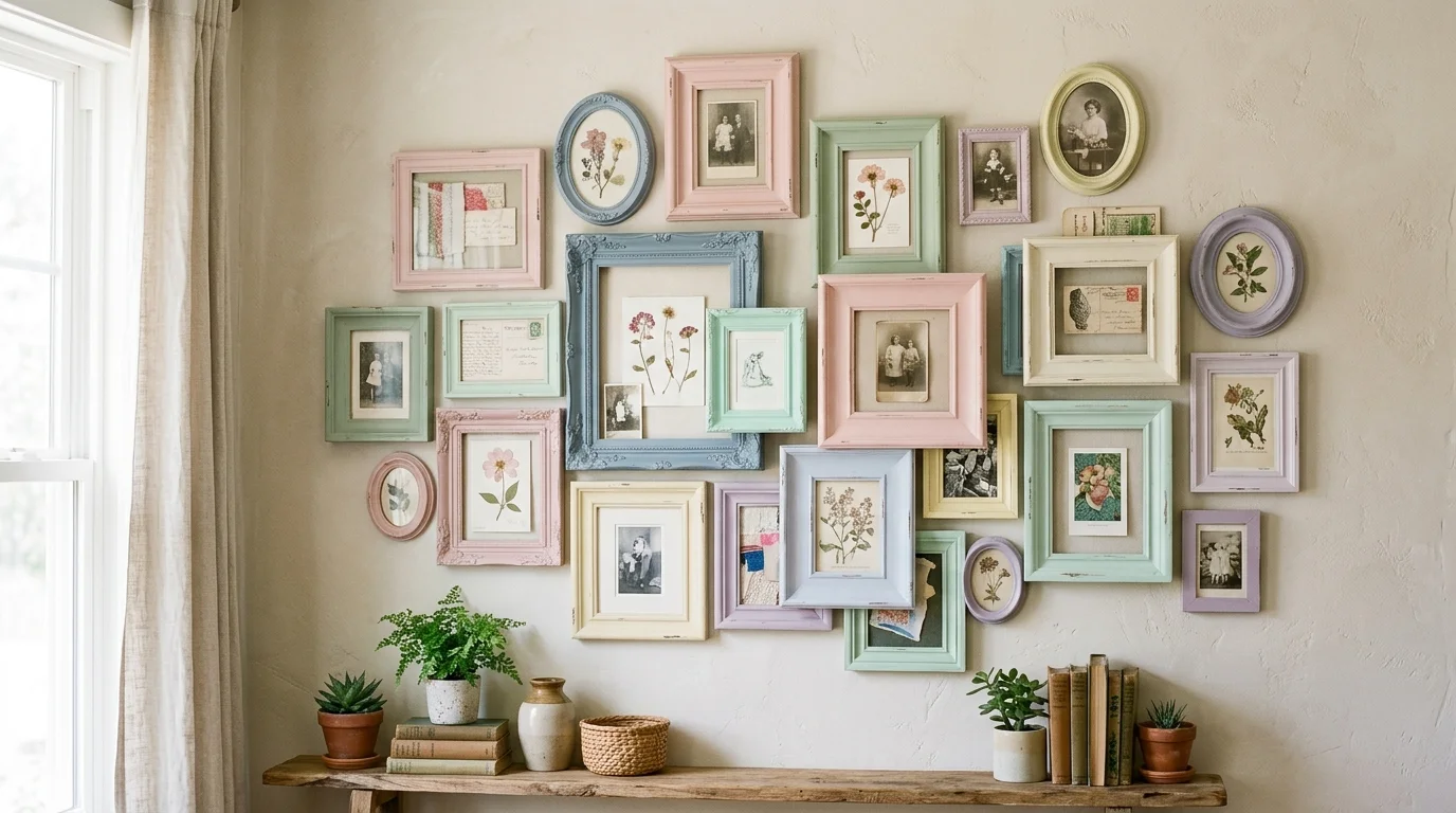 13 Creative Recycled Old Picture Frames Ideas for Unique Wall Art