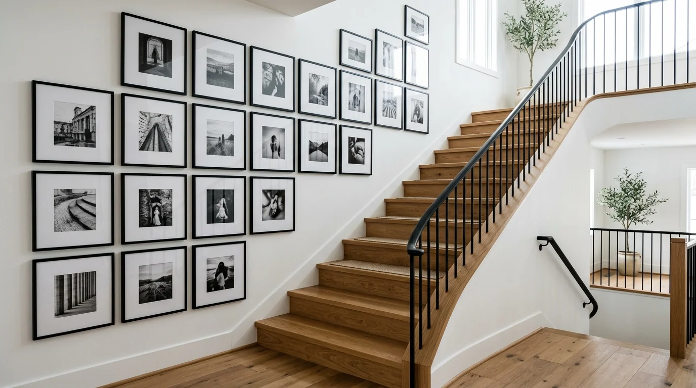 15 Creative Staircase Wall Decorating Ideas for a Stunning Gallery
