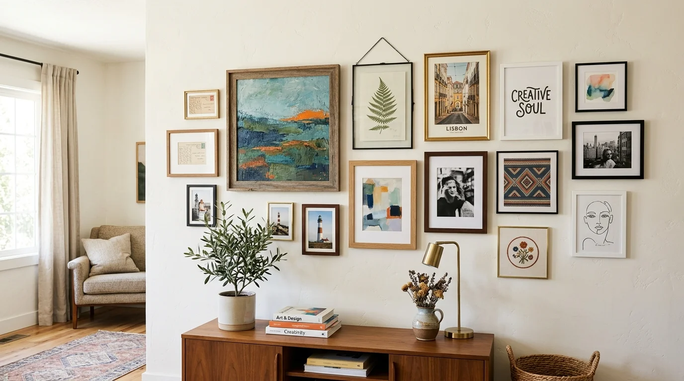 15 Creative Wall Decor Ideas to Fill Blank Spaces with Personality
