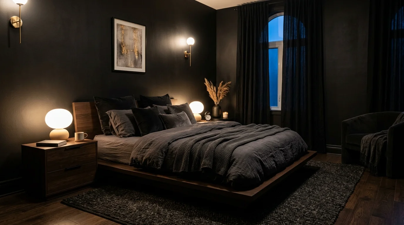 13 Dramatic Black Bedroom Decor Ideas for a Moody Sophisticated Retreat