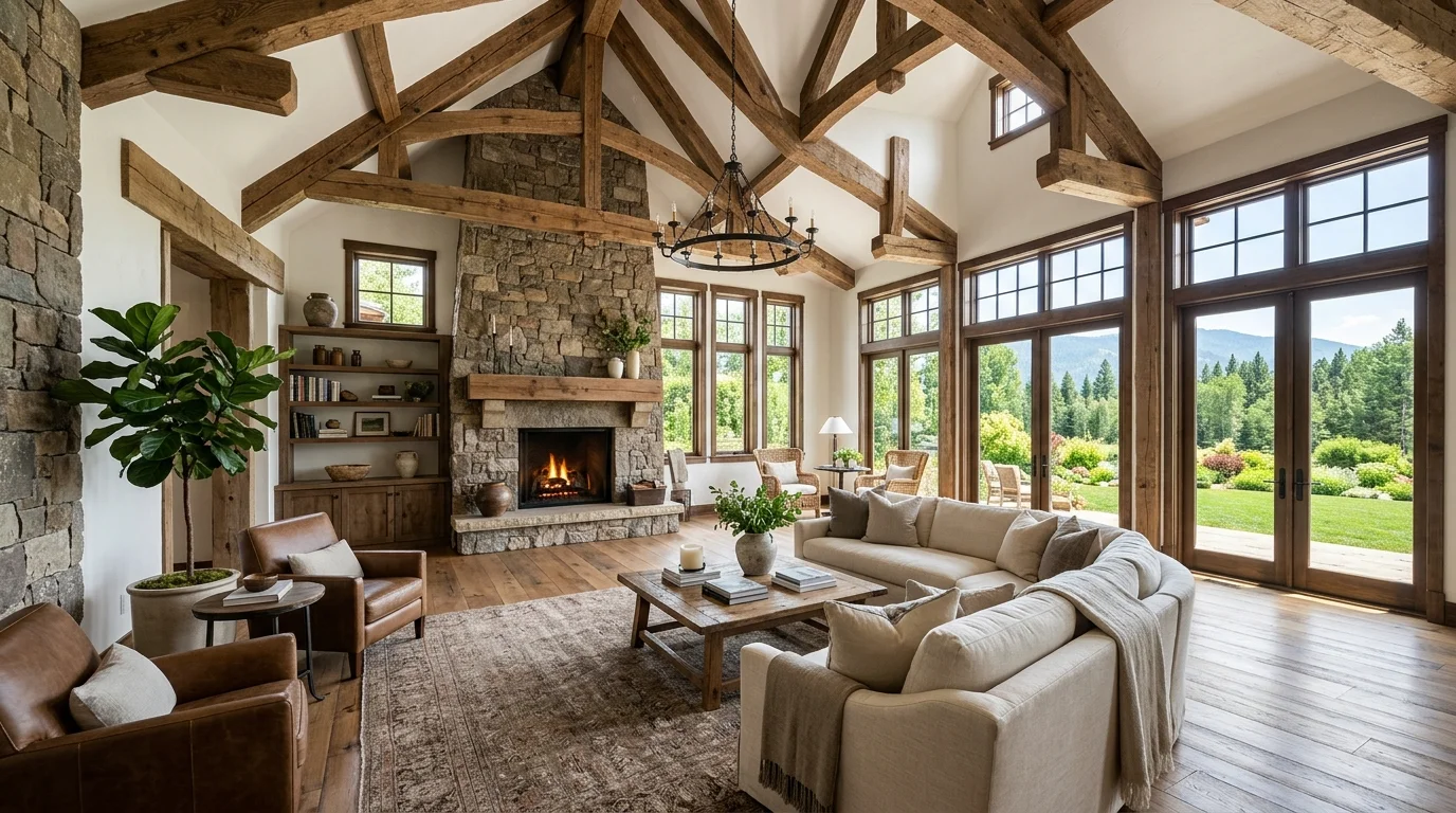 14 Dramatic Vaulted Ceiling Living Room Ideas for Airy Grandeur