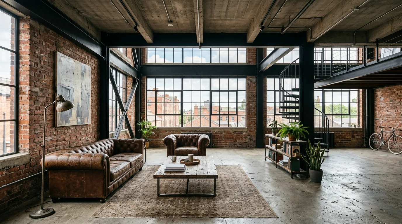 13 Edgy Urban Industrial Chic Home Design Ideas for Loft Living