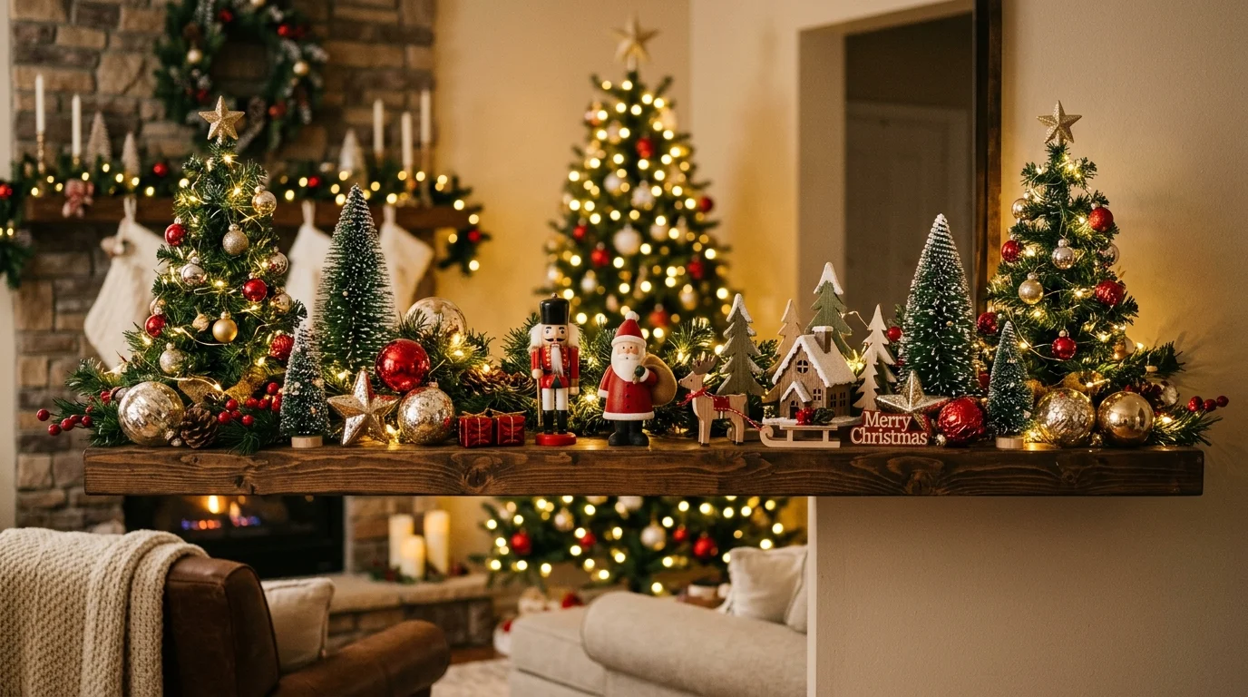 13 Festive Christmas Shelf Decor Ideas for a Merry Holiday Display