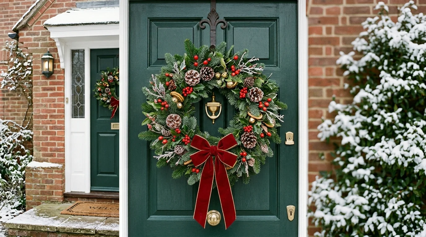 14 Festive Christmas Wreath Ideas for a Beautiful Holiday Front Door