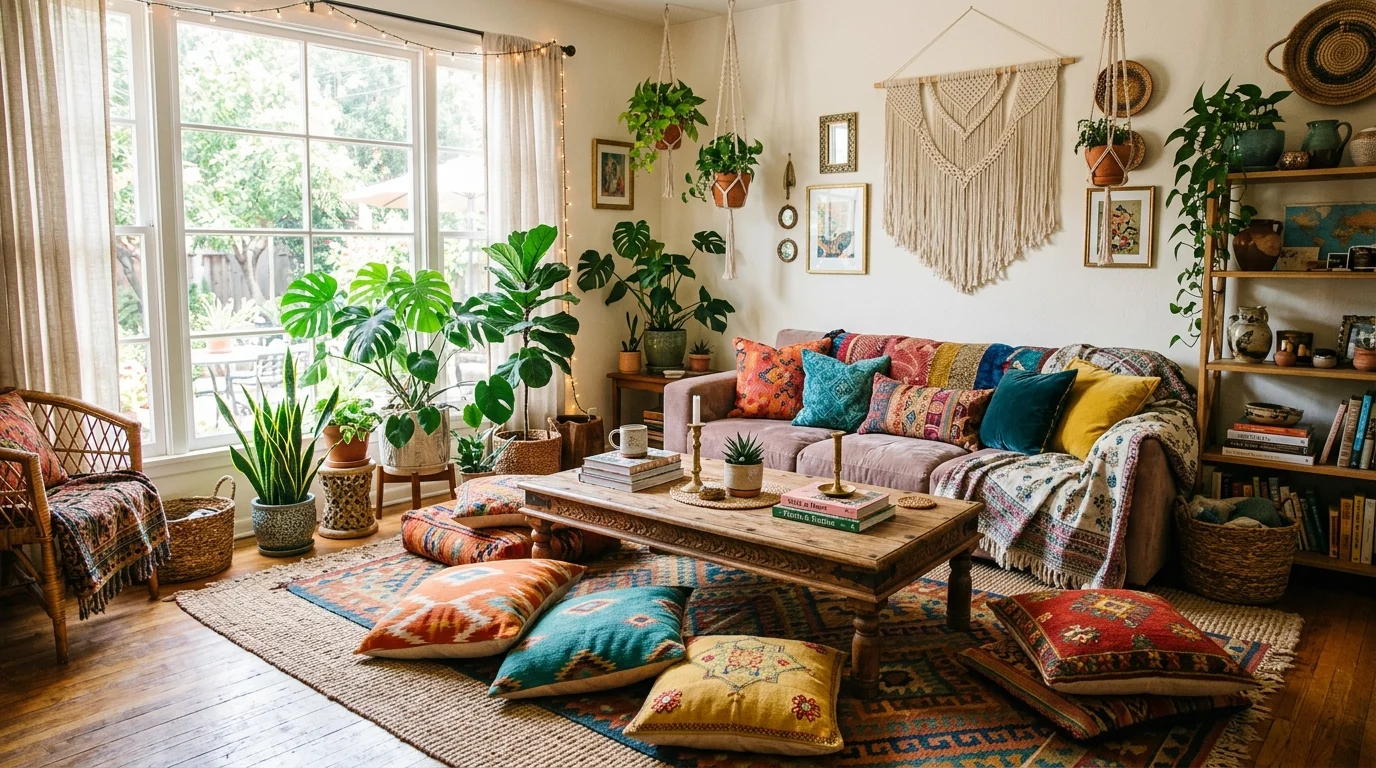 12 Free Spirited Boho Home Styles for a Relaxed Eclectic Vibe