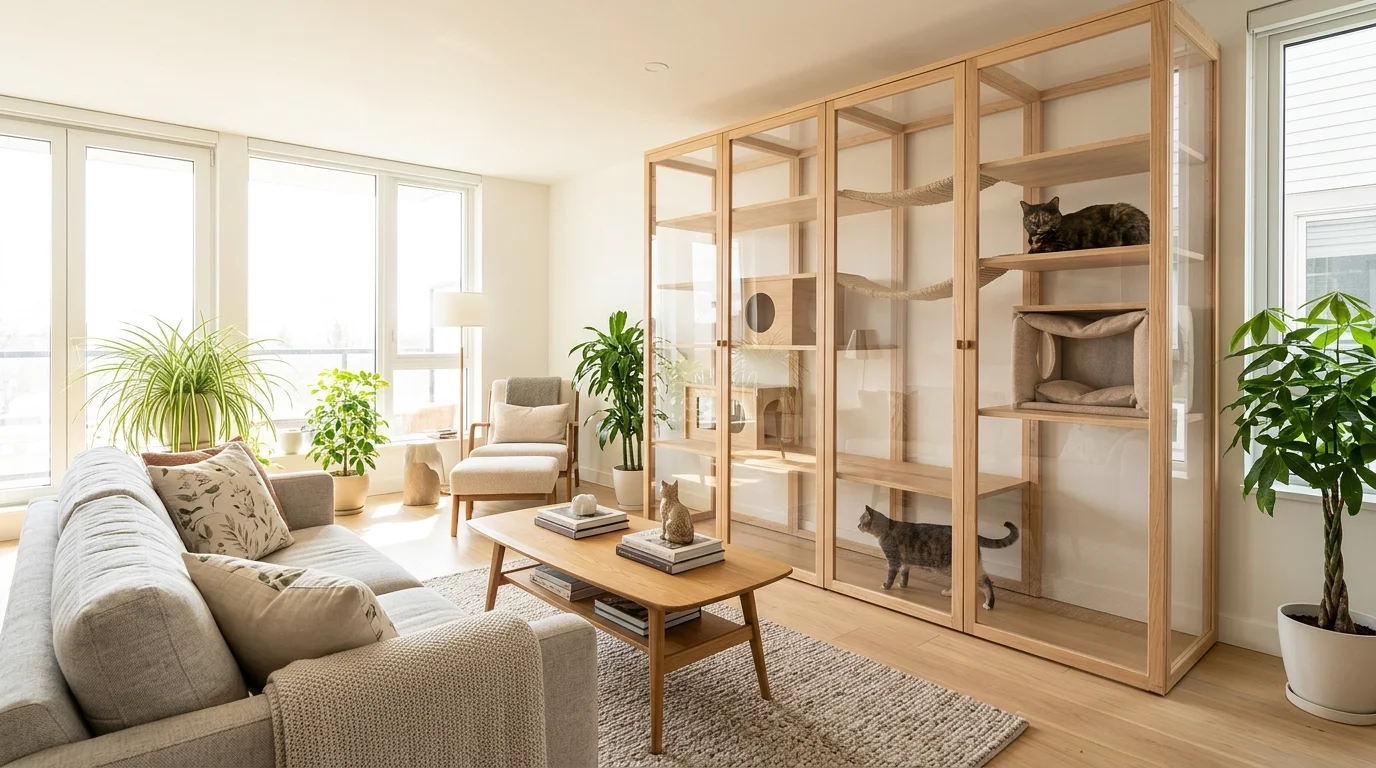 11 Fun Indoor Cat Enclosure Ideas for Feline Friendly Home Decor