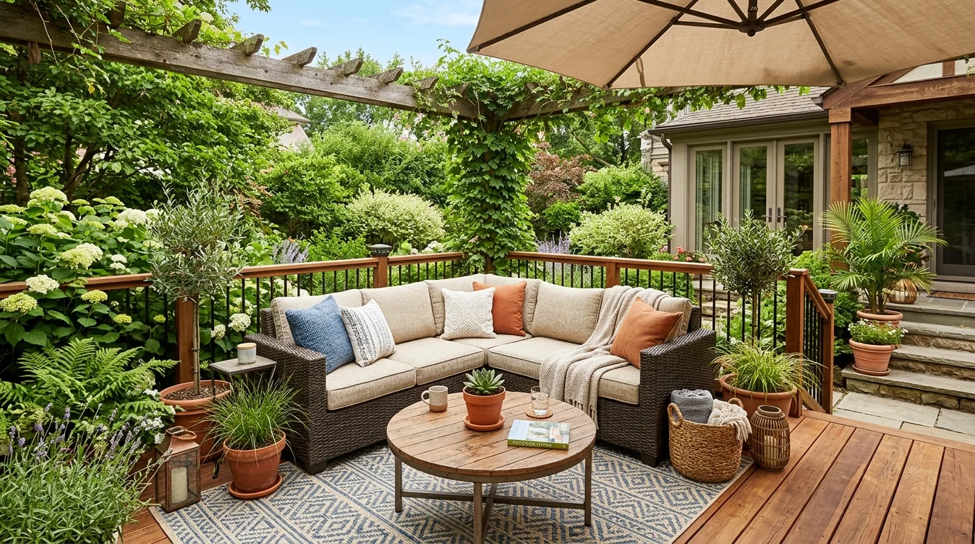 15 Inviting Patio Deck Ideas for a Beautiful Outdoor Living Space