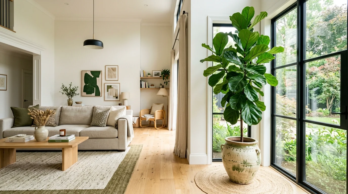 15 Large Big Houseplants for Living Room to Make a Green Statement