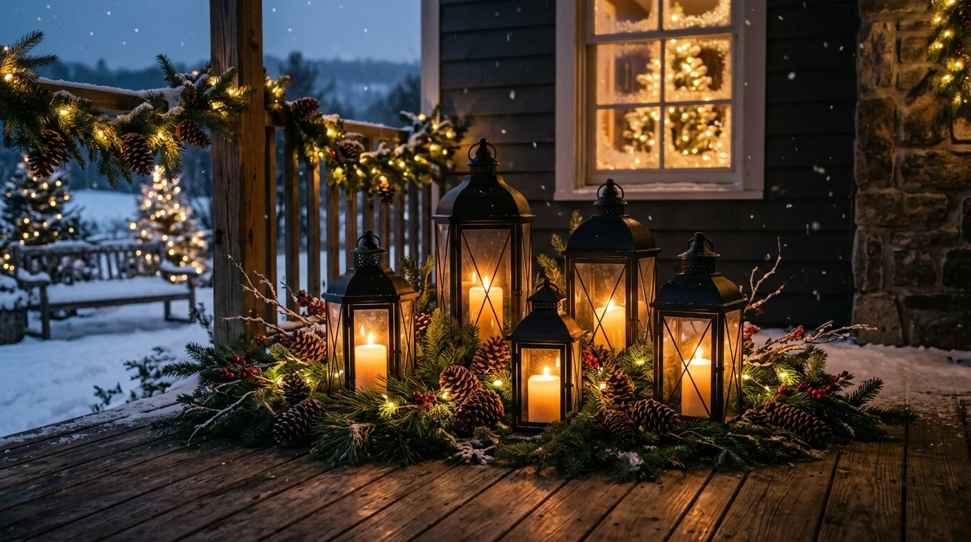 13 Magical Christmas Lantern Decor Ideas for a Warm Holiday Glow