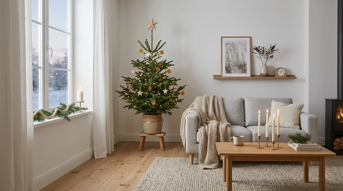 12 Minimalist Scandinavian Christmas Decor Ideas for a Calm Holiday