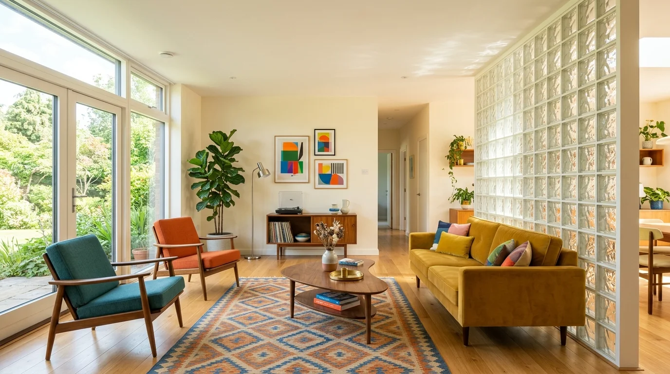 11 Modern Glass Block Ideas for Home Decor with a Retro Twist