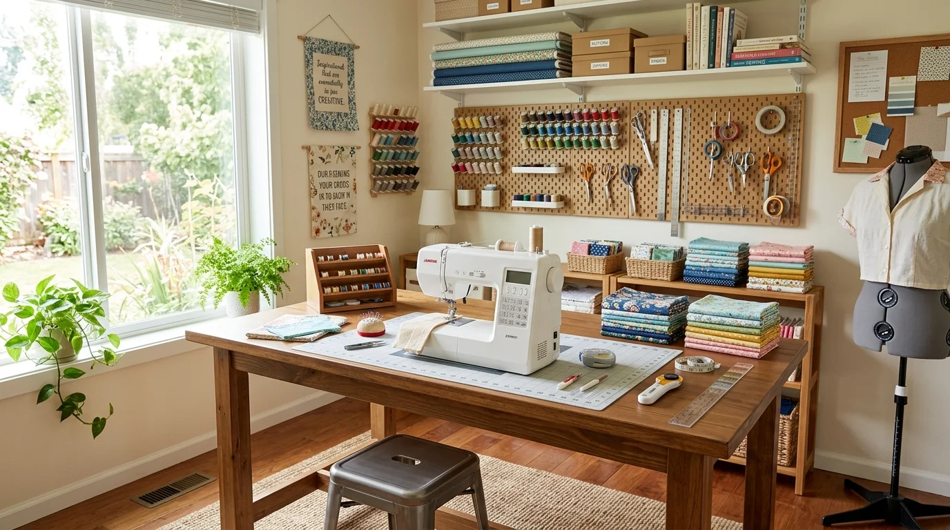 12 Organized Sewing Room Decor Ideas for a Creative Craft Space