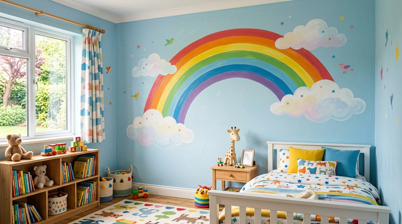 13 Playful Wall Painting Ideas for Kids Room to Spark Imagination