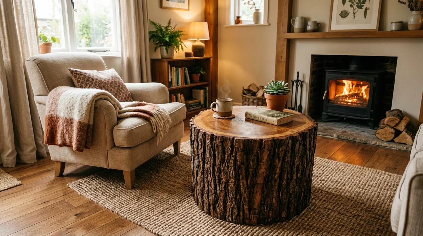 12 Rustic Tree Stump Decor Ideas for Natural Home Accents