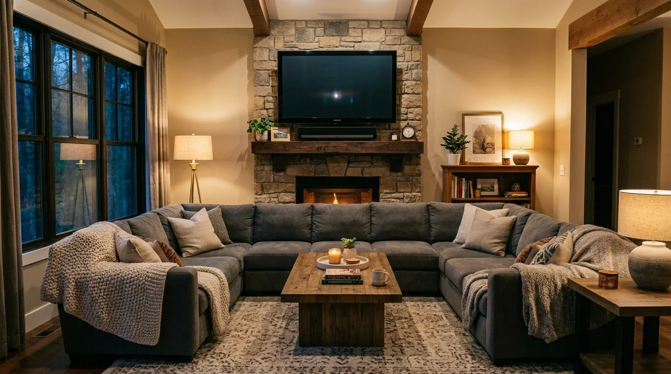 13 Smart Living Room with Fireplace and TV Ideas for Cozy Layouts